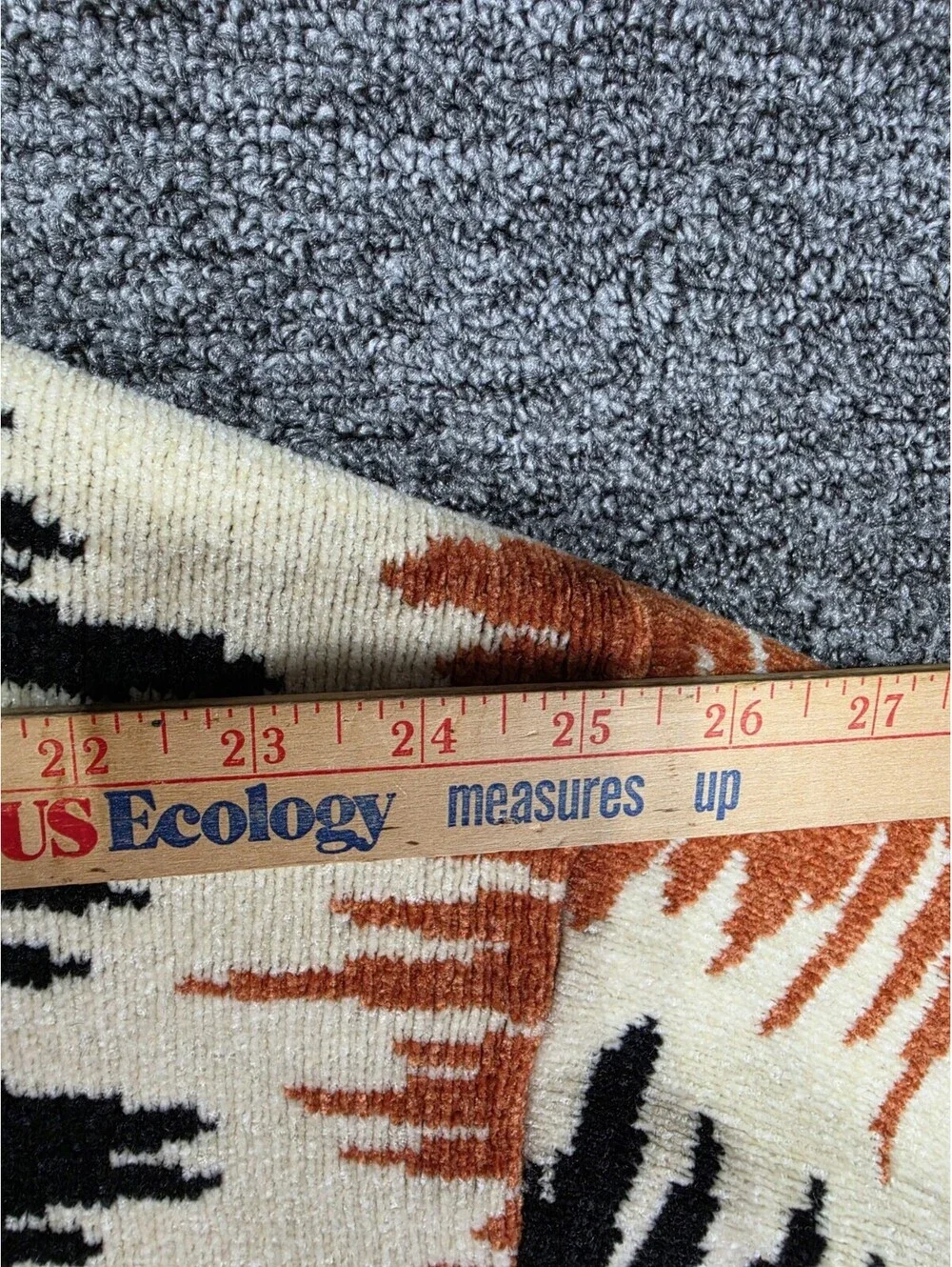 Vtg Bergati Wool Knit Pullover Sweater 3XL Multicolor Geometric Crew Neck Logo